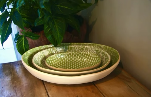 Nested Oval Bowls