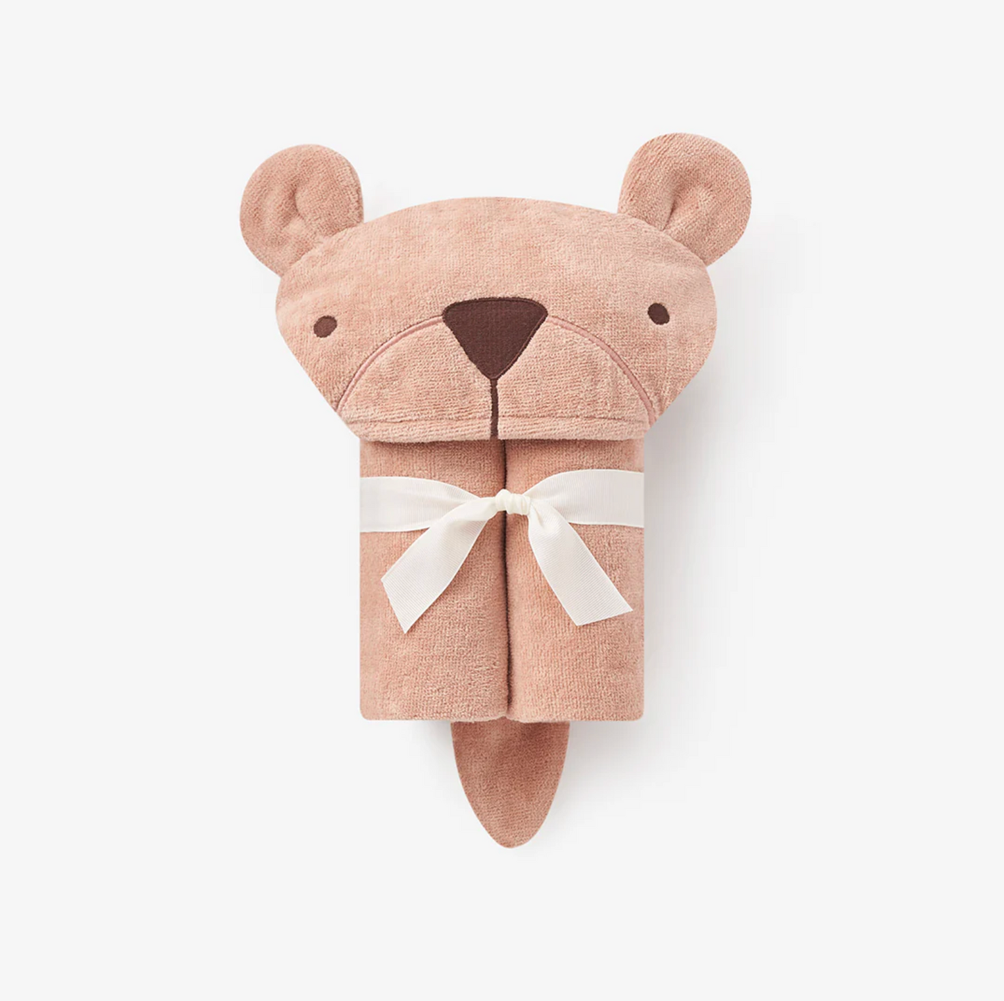 Bear Hooded Baby Bath Wrap